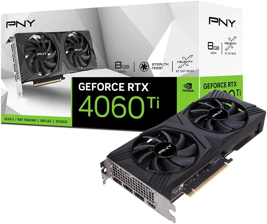 کارت گرافیک PNY GEFORCE RTX™ 4060 Ti 8GB VERTO Dual Fan Edition DLSS 3