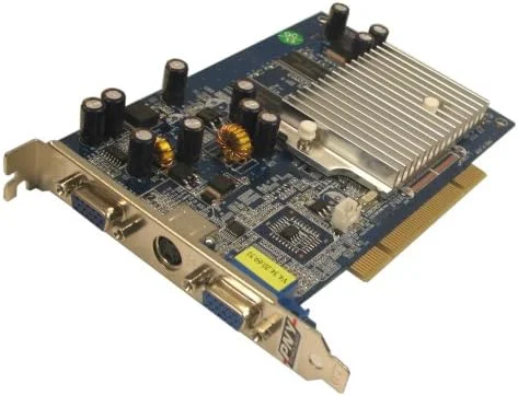 کارت گرافیک PNY GeForce FX 5200 PCI 256 MB 2 پورت VGA + S-Video مدل VCGFX522PEB - نسخه خرده فروشی