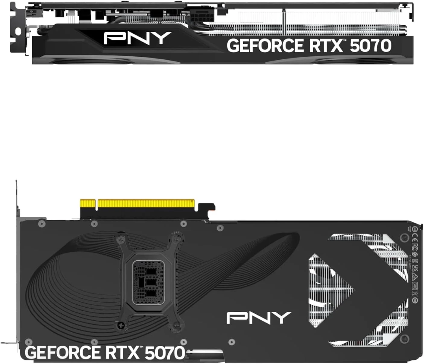 کارت گرافیک PNY GeForce RTX 5070 12GB OC با سه فن GDDR7 – DLSS 4، PCIe 5.0، Ray Tracing – پردازنده گرافیکی گیمینگ با عملکرد بالا + پد ماوس RGB Wave 1 کارت گرافیک PNY GeForce RTX 5070 12GB OC با سه فن GDDR7 – DLSS 4، PCIe 5.0، Ray Tracing – پردازنده گرافیکی گیمینگ با عملکرد بالا + پد ماوس RGB Wave 1