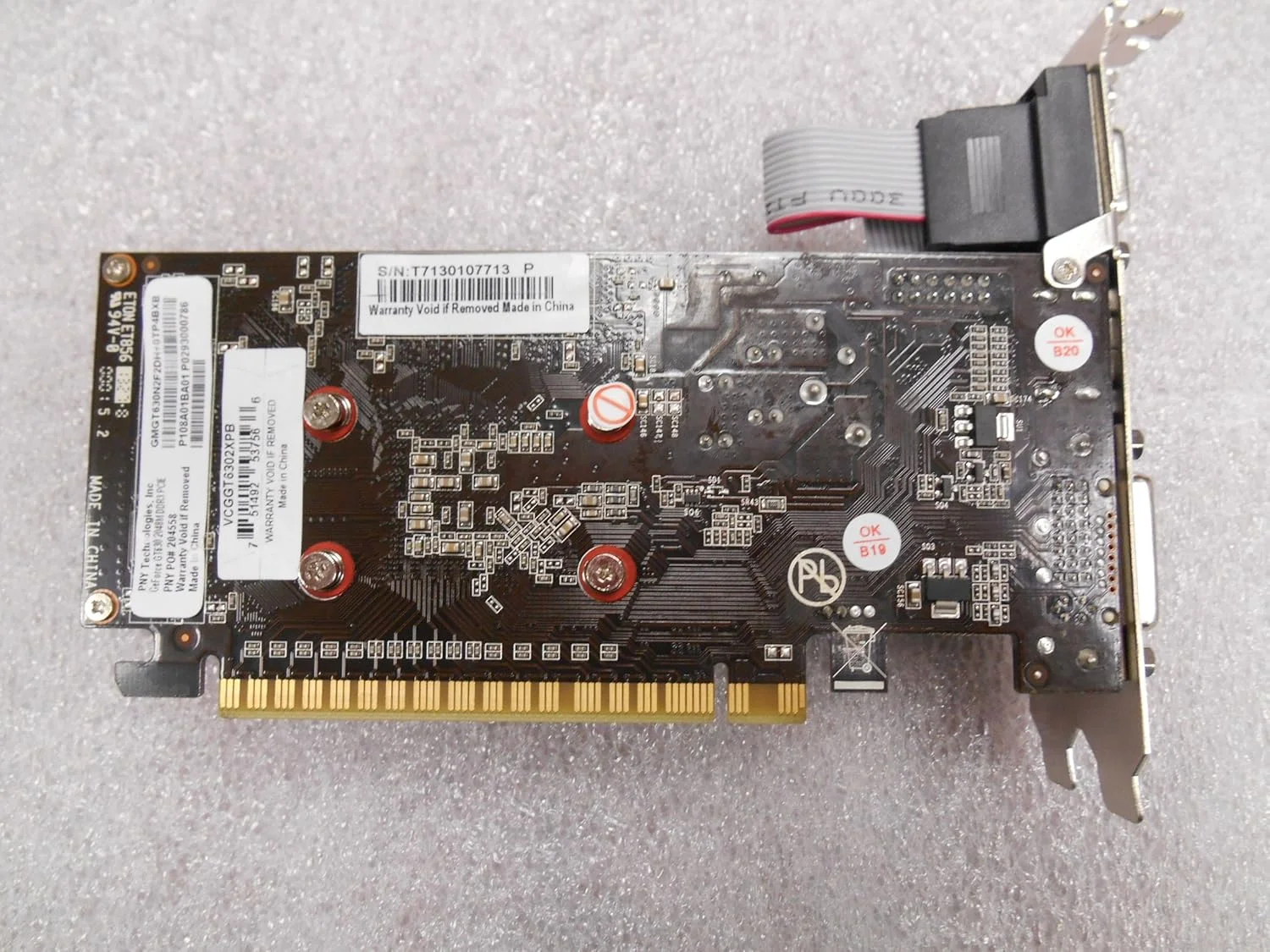 کارت گرافیک PNY NVIDIA GeForce GT 630 2GB GDDR3 VGA/DVI/HDMI PCI-Express مدل VCGGT6302XPB کارت گرافیک PNY NVIDIA GeForce GT 630 2GB GDDR3 VGA/DVI/HDMI PCI-Express مدل VCGGT6302XPB