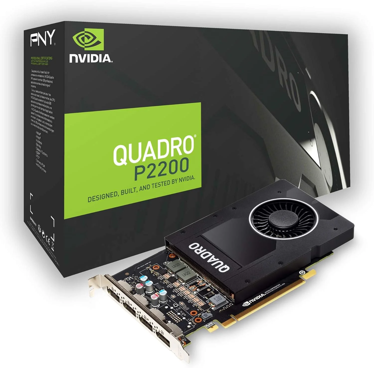 کارت گرافیک PNY NVIDIA Quadro P2200 با حافظه 5 گیگابایت GDDR5X