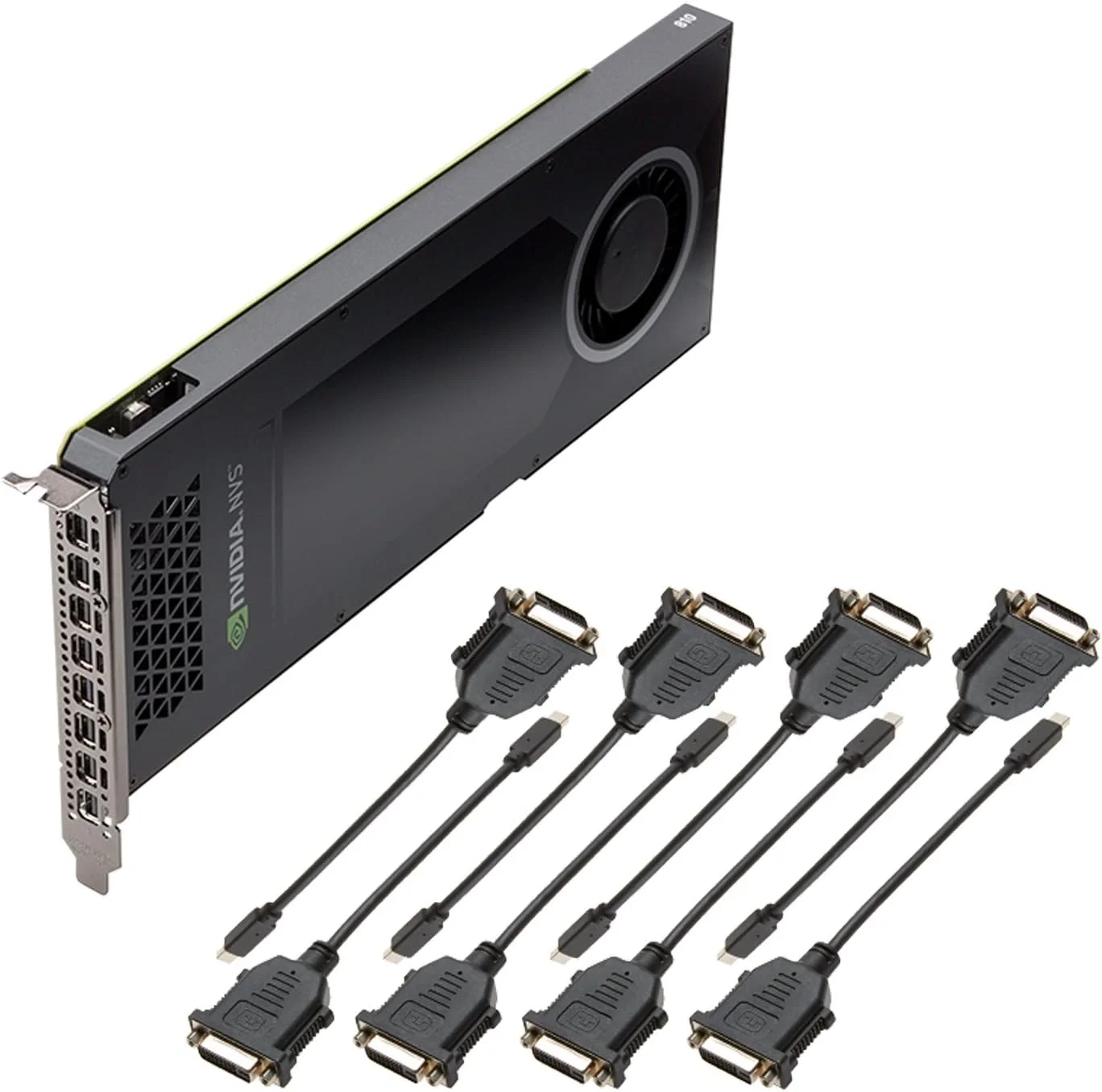 کارت گرافیک PNY NVS 810 با 4 گیگابایت حافظه GDDR3 و خروجی DVI