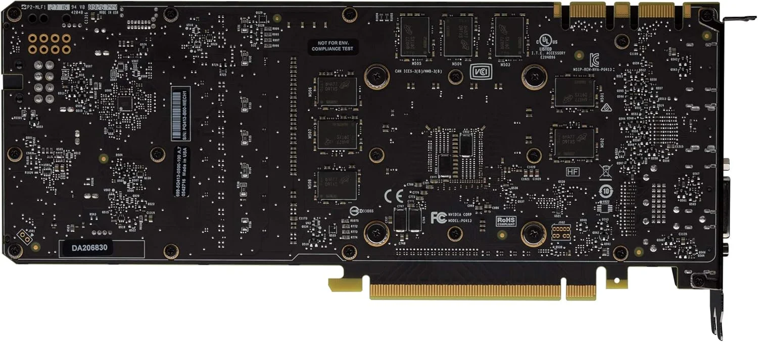 کارت گرافیک حرفه ای PNY Quadro P5000 با 16 گیگابایت حافظه GDDR5، PCI Express 3.0 x16، دو اسلات، 4 پورت DisplayPort، 1 پورت DVI-I DL، پشتیبانی از کیفیت 5K، فن فعال فوق العاده بی صدا