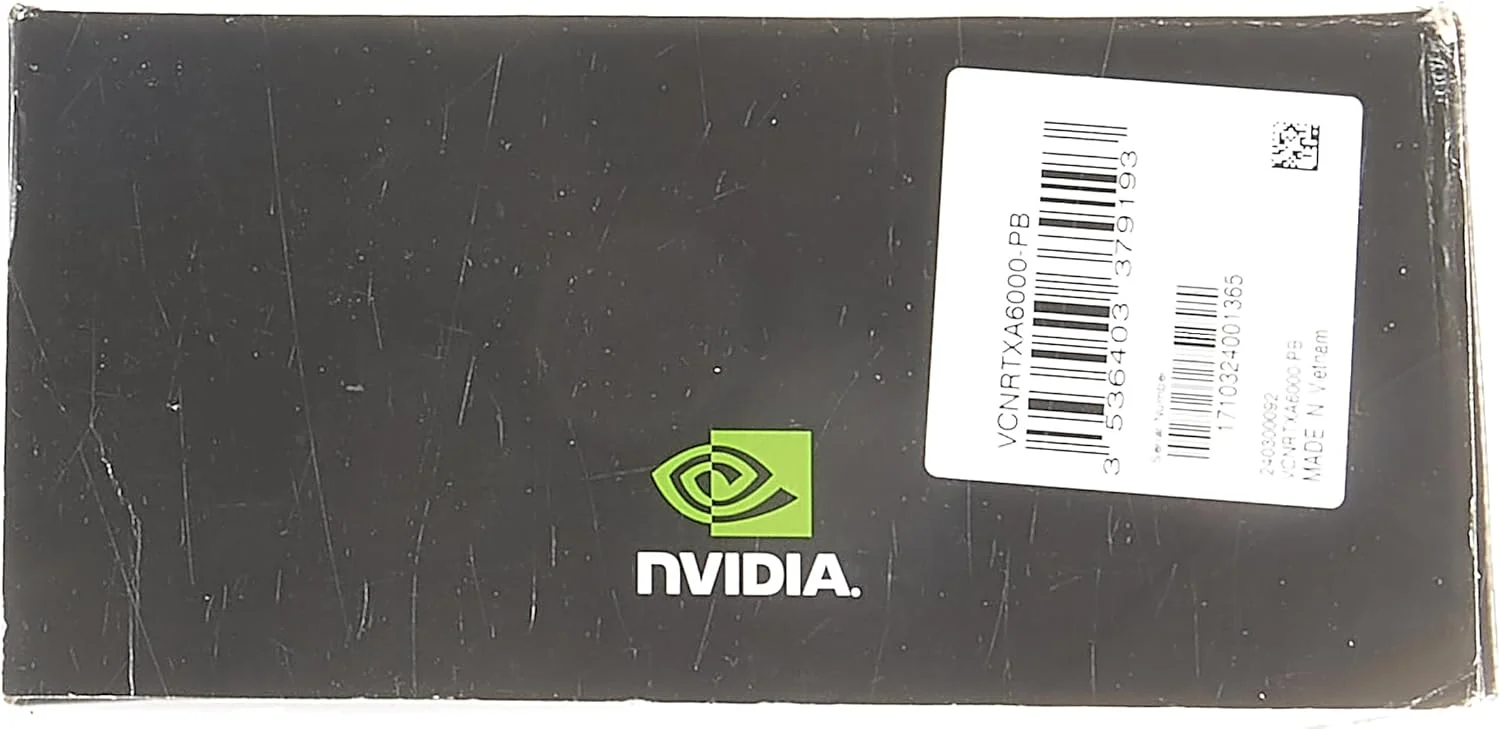 کارت گرافیک حرفه ای PNY NVIDIA RTX A6000 با 48 گیگابایت حافظه GDDR6، PCI Express 4.0 x16، دو اسلات، 3 پورت DisplayPort، پشتیبانی از 8K، فن فعال فوق العاده بی صدا، VCNRTXA6000-PB کارت گرافیک حرفه ای PNY NVIDIA RTX A6000 با 48 گیگابایت حافظه GDDR6، PCI Express 4.0 x16، دو اسلات، 3 پورت DisplayPort، پشتیبانی از 8K، فن فعال فوق العاده بی صدا، VCNRTXA6000-PB