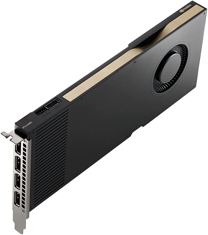 کارت گرافیک PNY TECHNOLOGIES NVIDIA RTX A4000 - با 16 گیگابایت حافظه GDDR6، پهنای باند 256 بیتی، گذرگاه PCI Express 4.0 x16 و DisplayPort کارت گرافیک PNY TECHNOLOGIES NVIDIA RTX A4000 - با 16 گیگابایت حافظه GDDR6، پهنای باند 256 بیتی، گذرگاه PCI Express 4.0 x16 و DisplayPort