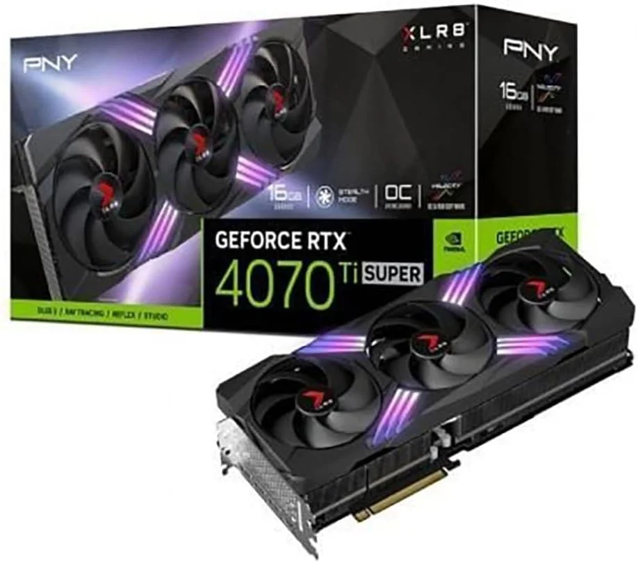 کارت گرافیک 16 گیگابایتی PNY VCG4070TS16TFXXPB1-O GDDR6X