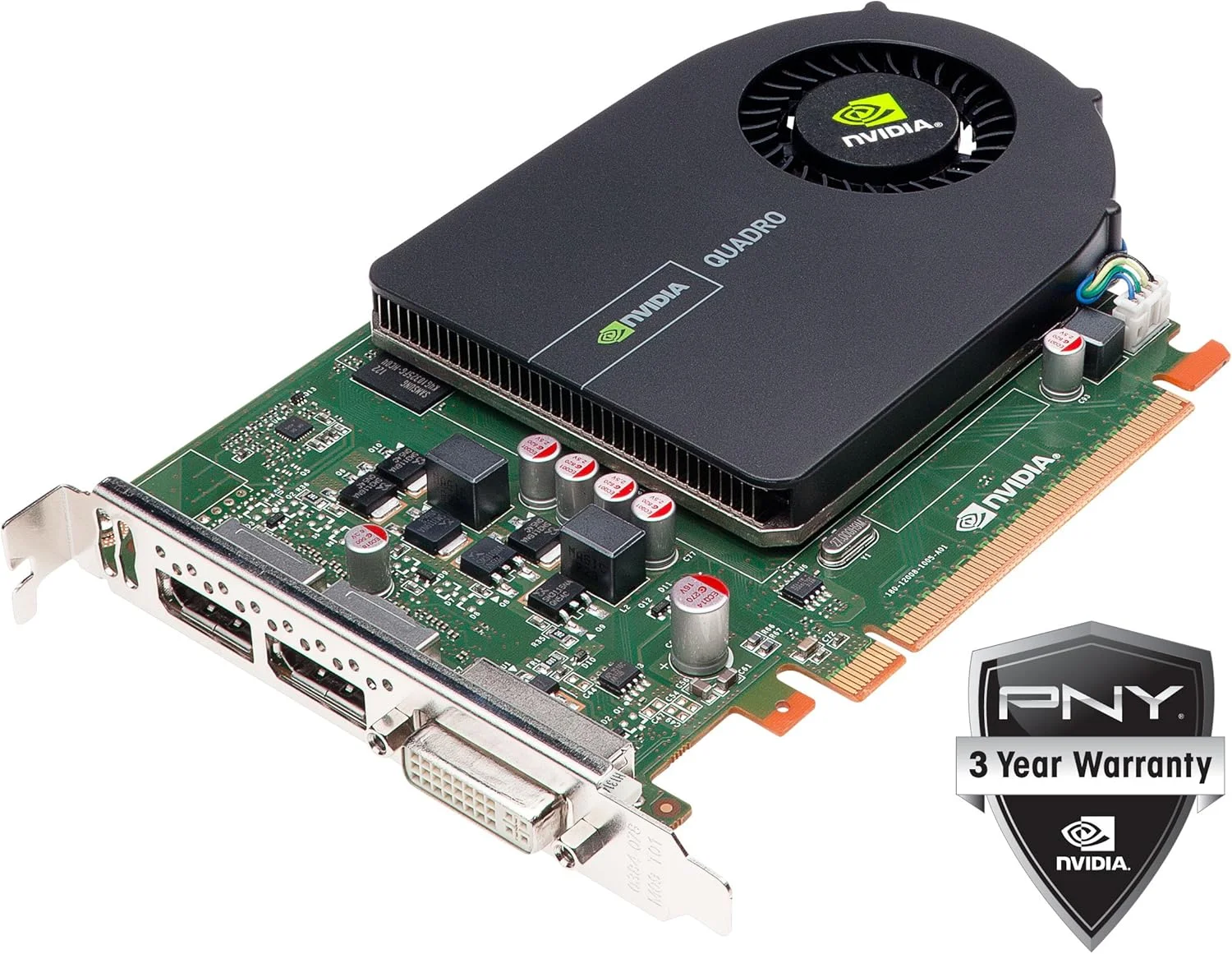 کارت گرافیک PNY VCQ2000-PB - Nvidia Quadro 2000 - حافظه 1 گیگابایت GDDR5 - 192 هسته CUDA