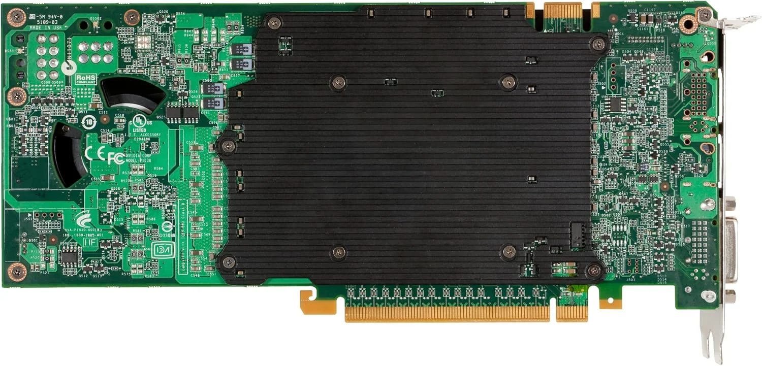 کارت گرافیک PNY VCQ6000-PB Quadro 6000 - PCI Express 2.0 x16 - 6 گیگابایت GDDR5 SDRAM کارت گرافیک PNY VCQ6000-PB Quadro 6000 - PCI Express 2.0 x16 - 6 گیگابایت GDDR5 SDRAM