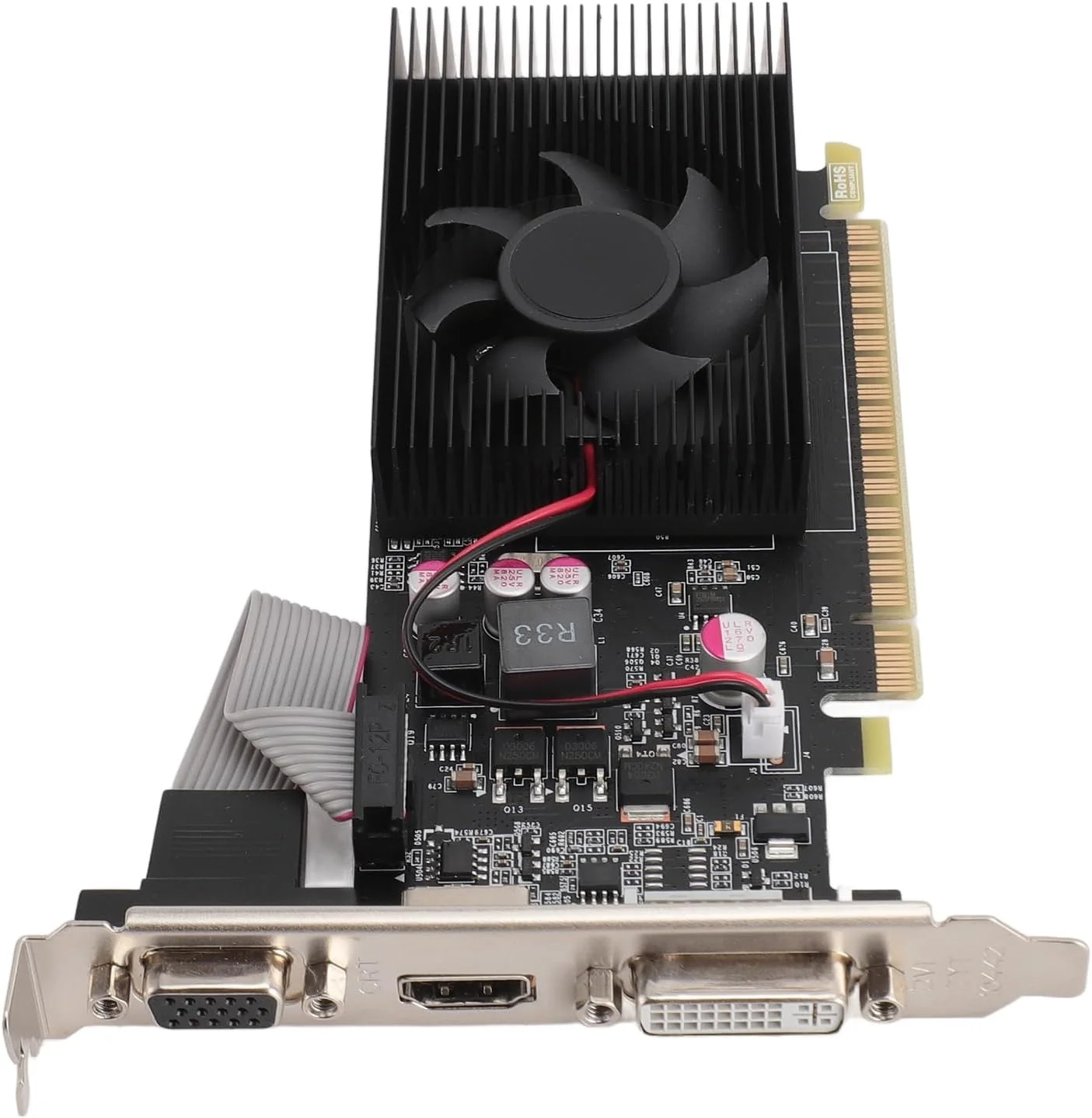 کارت گرافیک POENVFPO PCI Express GT730 4 GB با فن خنک کننده برای بازی های با عملکرد بالا - 10 11