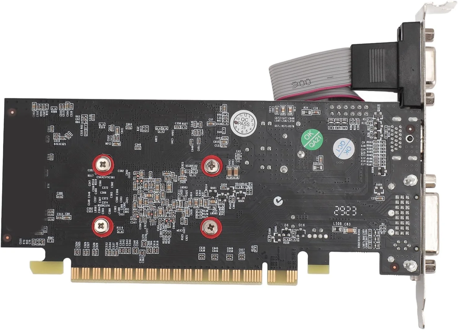 کارت گرافیک POENVFPO PCI Express GT730 4 GB با فن خنک کننده برای بازی های با عملکرد بالا - 10 11