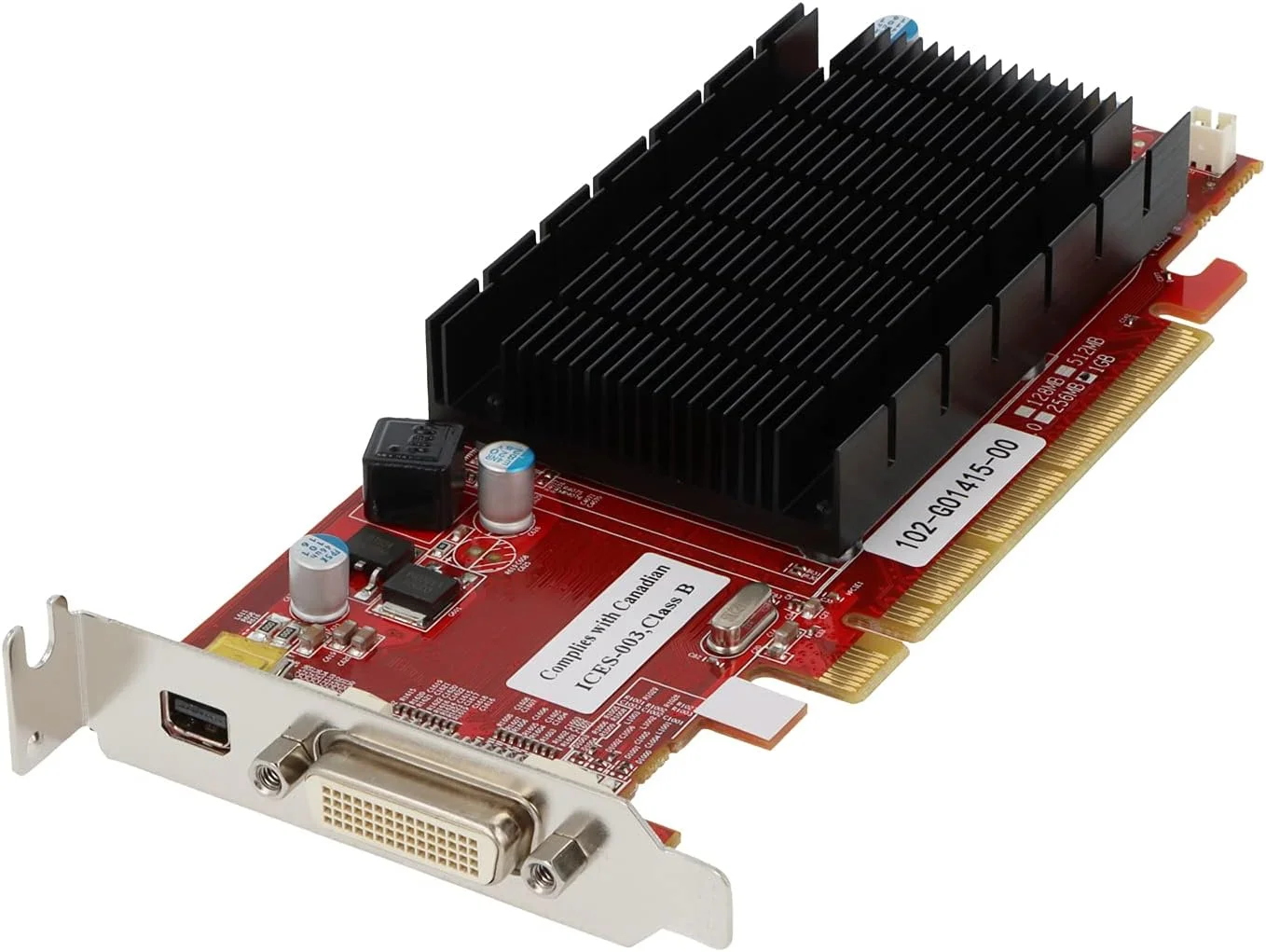 کارت گرافیک VisionTek Products Radeon 6350 SFF 1GB DDR3 3M DMS59 با 2 عدد آداپتور DVI-I به VGA مدل 900456