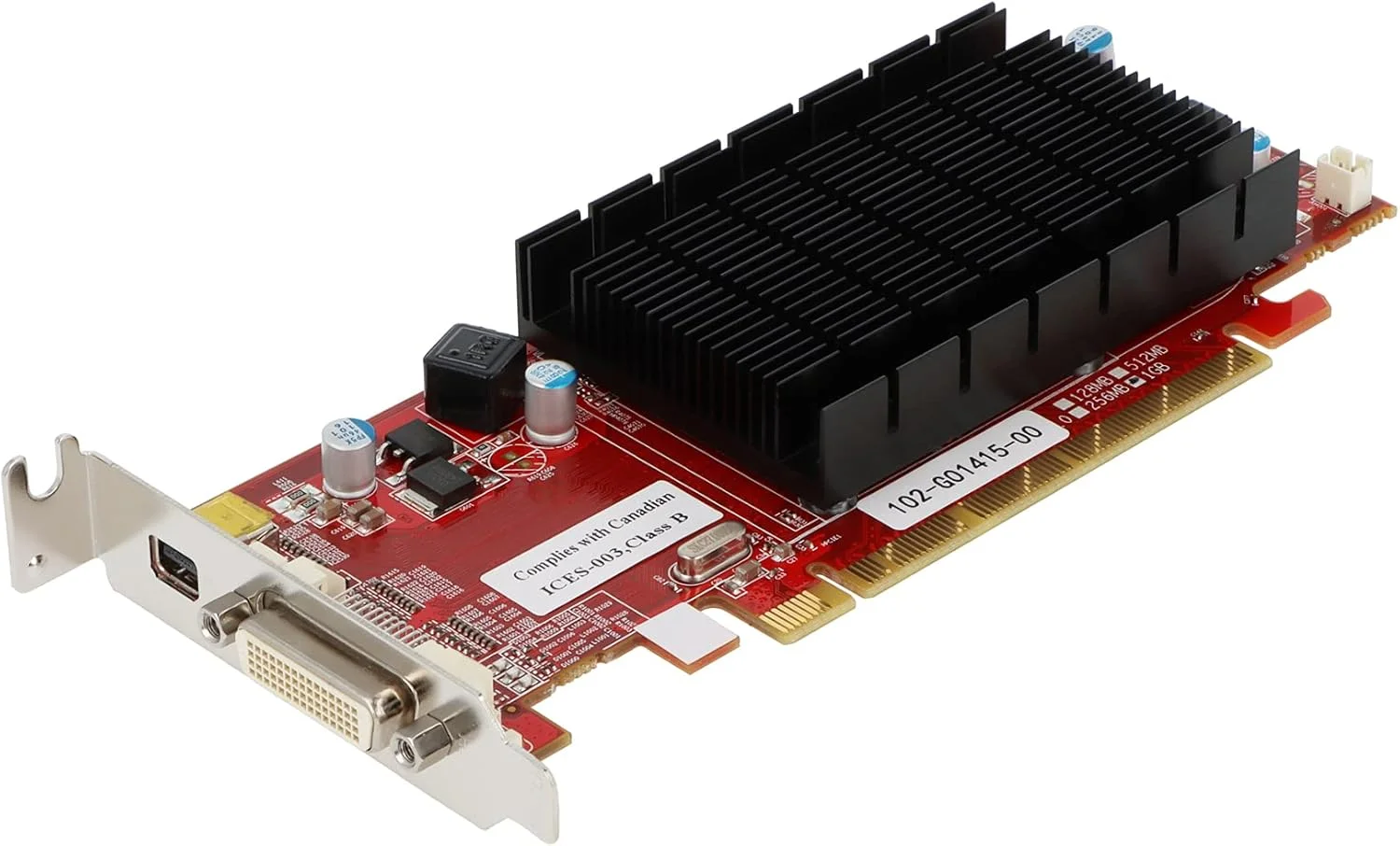 کارت گرافیک VisionTek Products Radeon 6350 SFF 1GB DDR3 3M DMS59 با 2 عدد آداپتور DVI-I به VGA مدل 900456