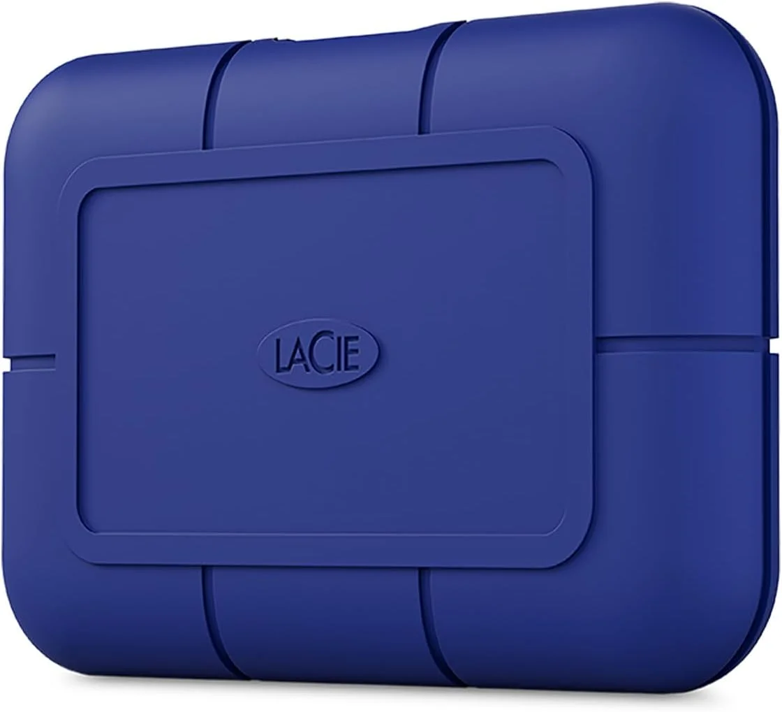 هارد اس اس دی اکسترنال 2 ترابایتی LaCie Rugged SSD Pro5، مناسب برای PC، مک و آیپد، TB5، سرعت 6700/5300 مگابایت بر ثانیه (STNA2000400)