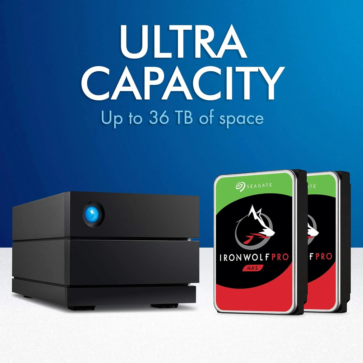 هارد اکسترنال رومیزی LaCie 2big RAID، 16 ترابایت، USB-C، 7.200 دور در دقیقه، درایوهای کلاس Enterprise، برای دسکتاپ Mac و PC (STHJ16000800) هارد اکسترنال رومیزی LaCie 2big RAID، 16 ترابایت، USB-C، 7.200 دور در دقیقه، درایوهای کلاس Enterprise، برای دسکتاپ Mac و PC (STHJ16000800)