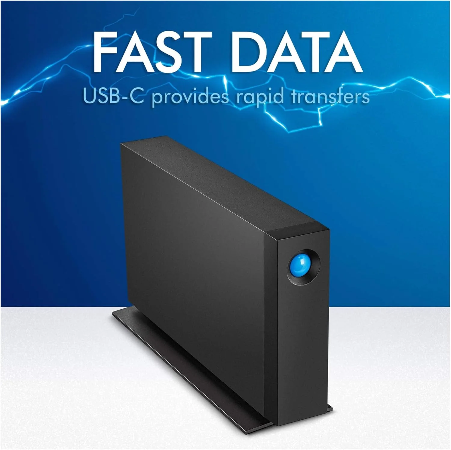 هارد دیسک اکسترنال لسی d2 Professional با ظرفیت 8 ترابایت، مناسب برای دسکتاپ - HDD با پورت USB-C USB 3.0، سرعت 7200 RPM، دارای درایوهای Enterprise Class، 5 سال گارانتی و خدمات بازیابی اطلاعات (STHA8000800)