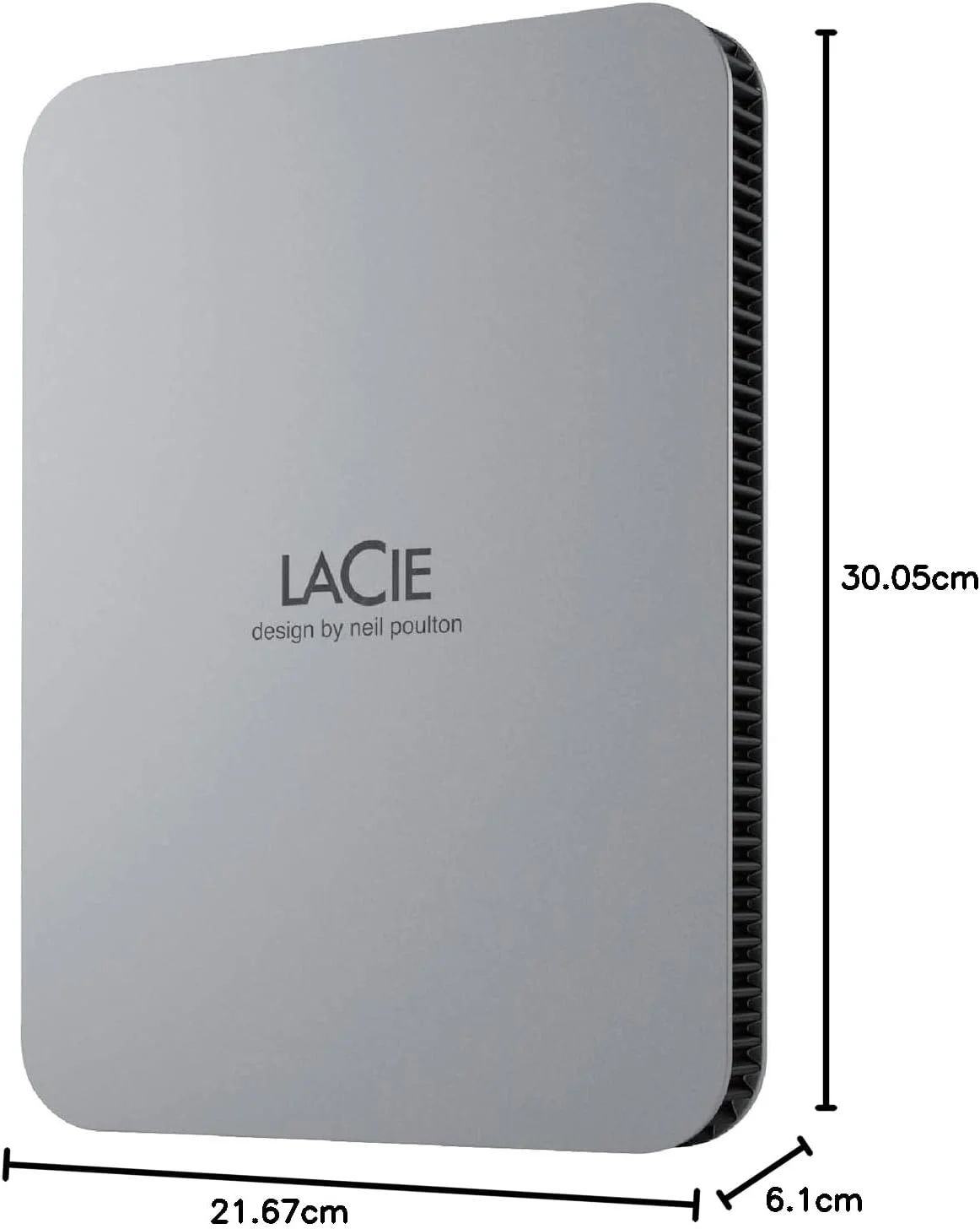 هارد اکسترنال قابل حمل لسی موبایل درایو مون 5 ترابایت، USB-C، سازگار با PC، Mac، iPad و iPhone، همراه با Adobe Creative Cloud (STLP5000400)