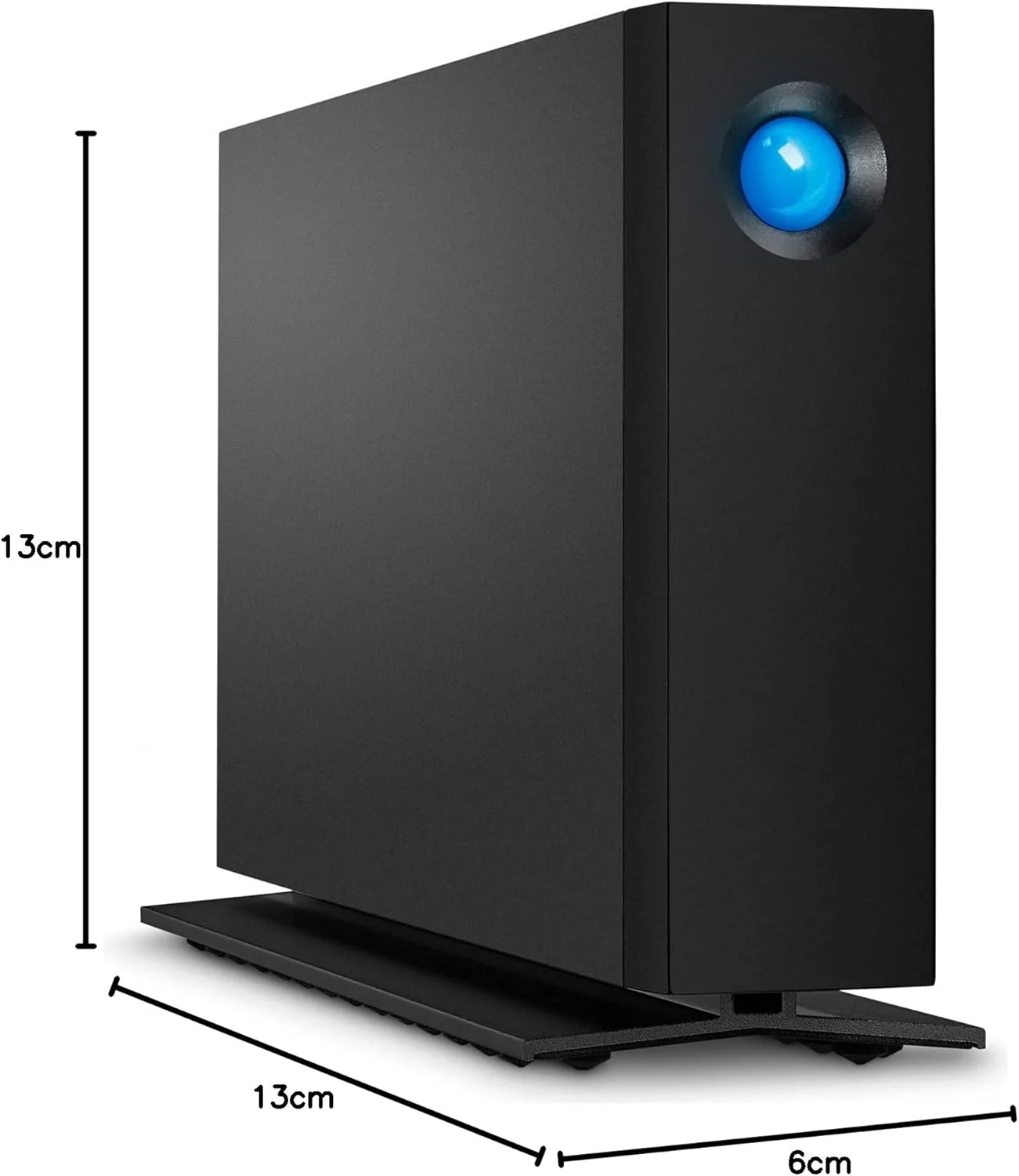 هارد دیسک اکسترنال لسی d2 Professional با ظرفیت 8 ترابایت، مناسب برای دسکتاپ - HDD با پورت USB-C USB 3.0، سرعت 7200 RPM، دارای درایوهای Enterprise Class، 5 سال گارانتی و خدمات بازیابی اطلاعات (STHA8000800)