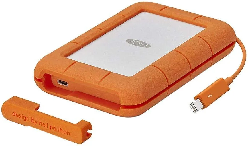 هارد اکسترنال قابل حمل LaCie STFS2000800 2 TB Rugged Thunderbolt + USB-C 2.5 اینچی مقاوم در برابر ضربه برای PC و Mac هارد اکسترنال قابل حمل LaCie STFS2000800 2 TB Rugged Thunderbolt + USB-C 2.5 اینچی مقاوم در برابر ضربه برای PC و Mac