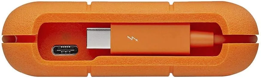 هارد اکسترنال قابل حمل LaCie STFS2000800 2 TB Rugged Thunderbolt + USB-C 2.5 اینچی مقاوم در برابر ضربه برای PC و Mac هارد اکسترنال قابل حمل LaCie STFS2000800 2 TB Rugged Thunderbolt + USB-C 2.5 اینچی مقاوم در برابر ضربه برای PC و Mac