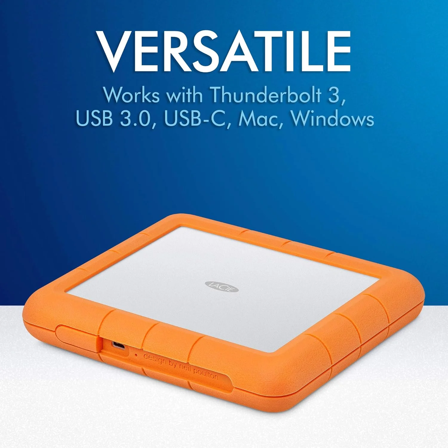 هارد اکسترنال قابل حمل LaCie Rugged RAID Shuttle با ظرفیت 8 ترابایت، USB-C، سازگار با PC، Mac، iPad و iPhone (STHT8000800) هارد اکسترنال قابل حمل LaCie Rugged RAID Shuttle با ظرفیت 8 ترابایت، USB-C، سازگار با PC، Mac، iPad و iPhone (STHT8000800)
