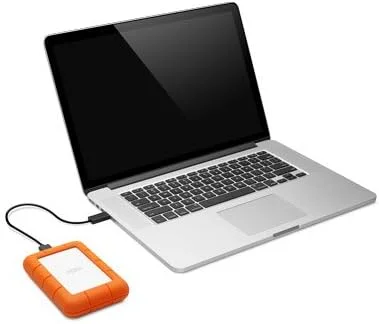 هارد اکسترنال قابل حمل LaCie Rugged Mini با ظرفیت 1 ترابایت، سایز 2.5 اینچ، مناسب برای PC و Mac، مقاوم در برابر ضربه، سقوط و فشار، دارای 2 سال خدمات بازیابی اطلاعات (LAC301558)