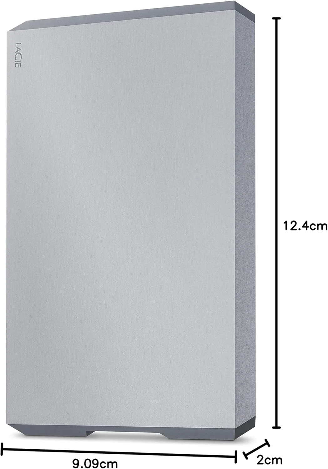 هارد اکسترنال لسی موبایل 2 ترابایت، USB-C، USB 3.0، برای مک و کامپیوتر (STHG2000402) 2.5 اینچ، 2000 گیگابایت - خاکستری فضایی