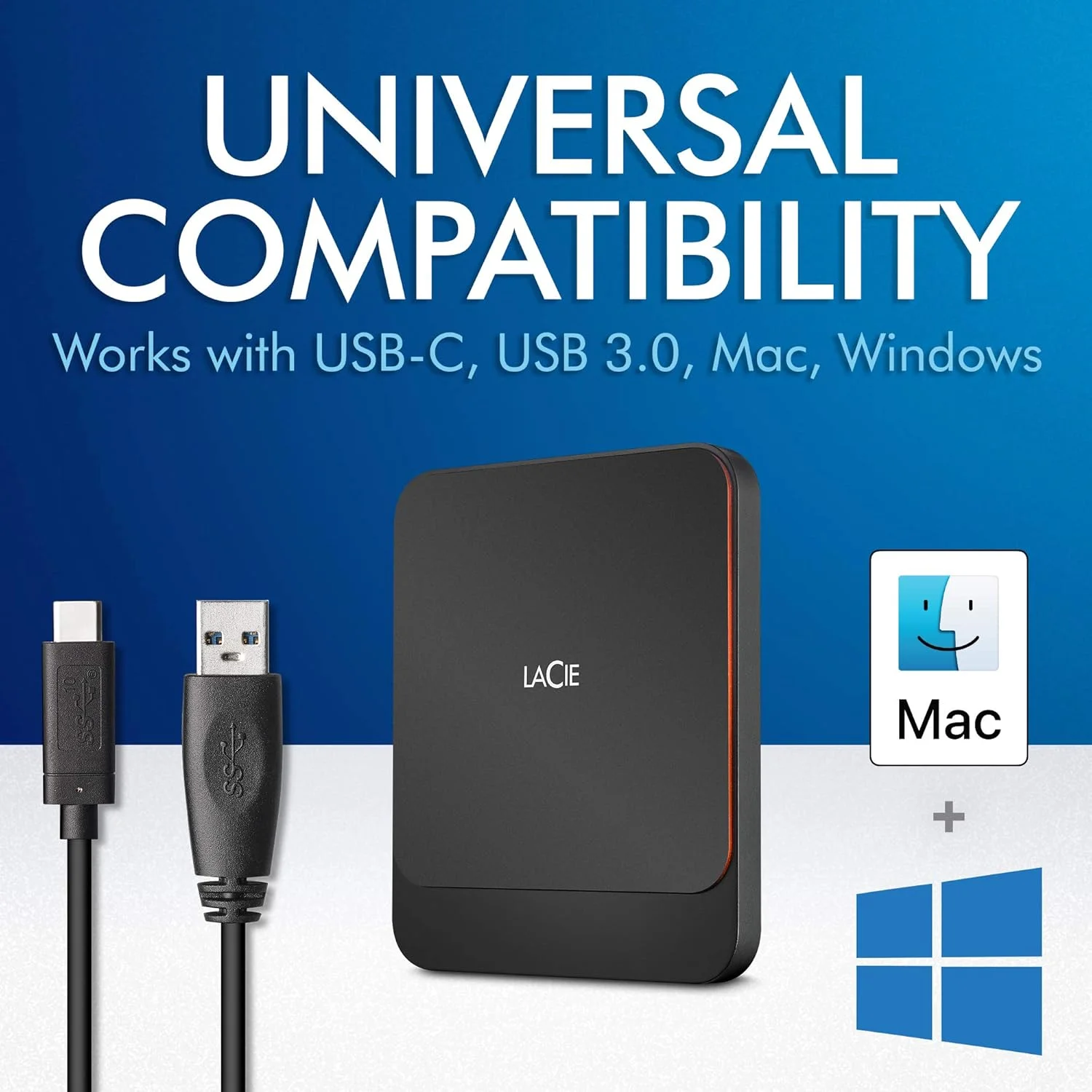 LACIE SEAGATE - حافظه اس اس دی اکسترنال موبایل قابل حمل 1 ترابایت 2.5 اینچ USB3.1 TYPE-C IN LACIE SEAGATE - حافظه اس اس دی اکسترنال موبایل قابل حمل 1 ترابایت 2.5 اینچ USB3.1 TYPE-C IN