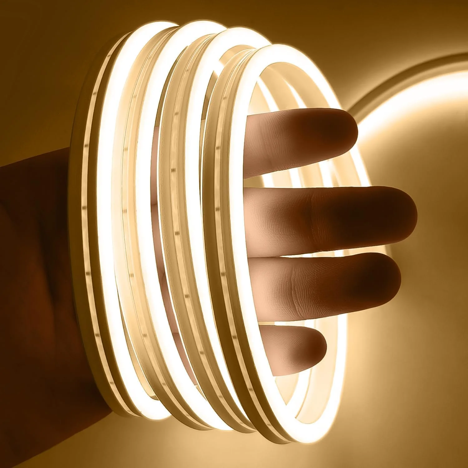نوار چراغ LED سفید گرم 3000K، طول 3 متر، چراغ های نئون USB قابل تنظیم با 360 LED - نوارهای نور انعطاف پذیر ضد آب برای نور پس زمینه آشپزخانه، اتاق خواب، دکور تلویزیون، نورپردازی کابینت نوار چراغ LED سفید گرم 3000K، طول 3 متر، چراغ های نئون USB قابل تنظیم با 360 LED - نوارهای نور انعطاف پذیر ضد آب برای نور پس زمینه آشپزخانه، اتاق خواب، دکور تلویزیون، نورپردازی کابینت