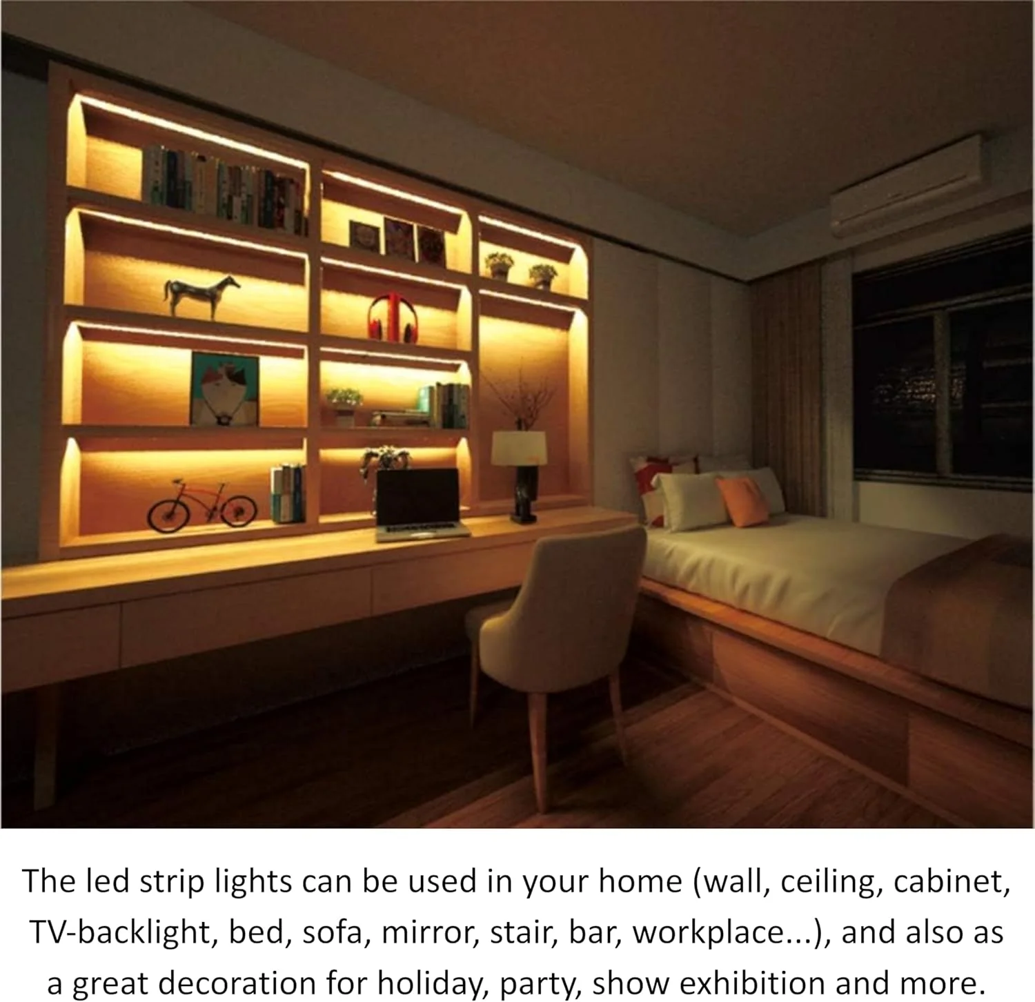 نوار LED با باتری ECVV® | نوار LED 2 متری 150 LED با باتری، نوار LED سفید | نوار چراغ های LED ضد آب با باتری برای فضای باز و داخلی | خود چسب نوار LED با باتری ECVV® | نوار LED 2 متری 150 LED با باتری، نوار LED سفید | نوار چراغ های LED ضد آب با باتری برای فضای باز و داخلی | خود چسب