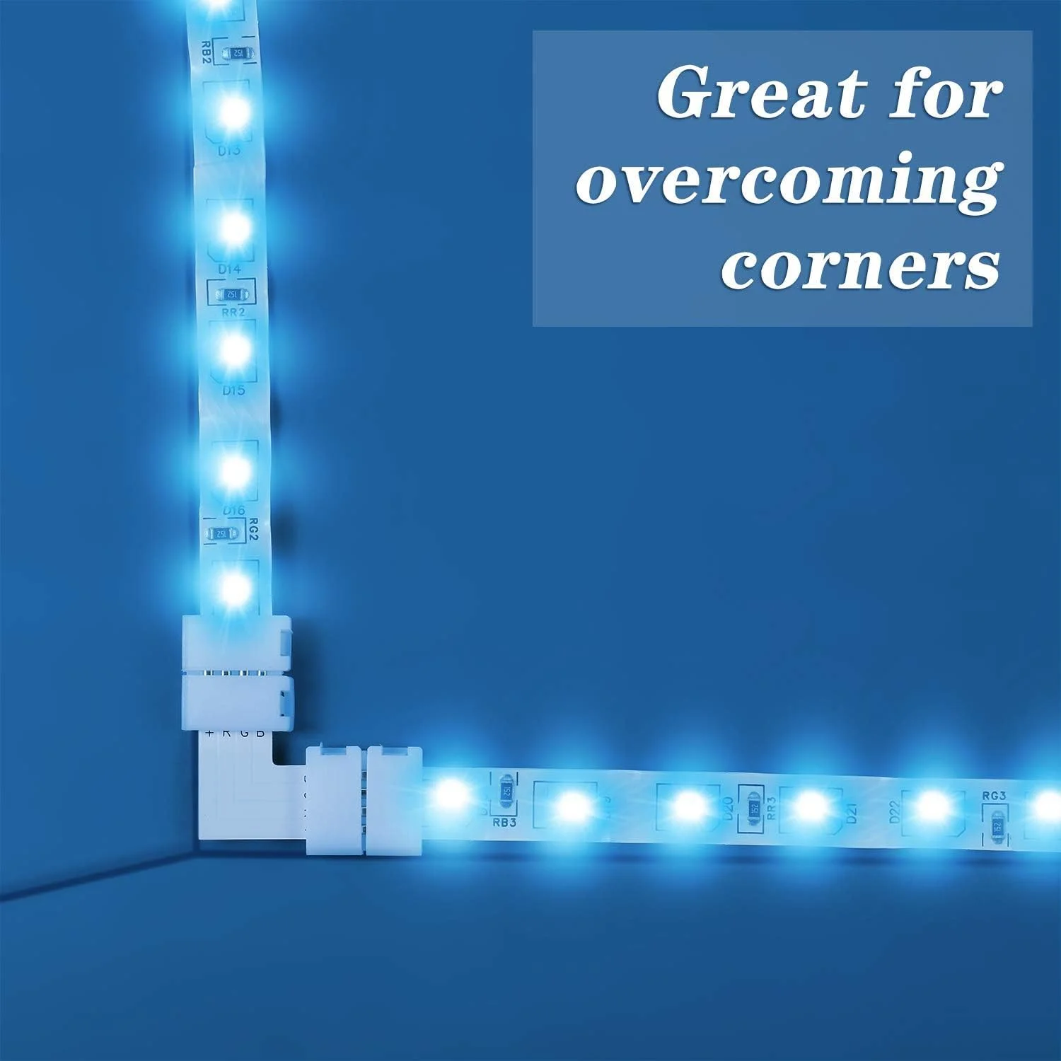 کیت کامل 30 عددی کانکتور نوار LED RGB آزونی، آداپتور توسعه بدون لحیم 4 پین بدون فاصله سازگار با نوار LED SMD 5050، شامل 20 کانکتور بدون فاصله، 5 کانکتور L و 5 کانکتور T (10 میلی متر) کیت کامل 30 عددی کانکتور نوار LED RGB آزونی، آداپتور توسعه بدون لحیم 4 پین بدون فاصله سازگار با نوار LED SMD 5050، شامل 20 کانکتور بدون فاصله، 5 کانکتور L و 5 کانکتور T (10 میلی متر)