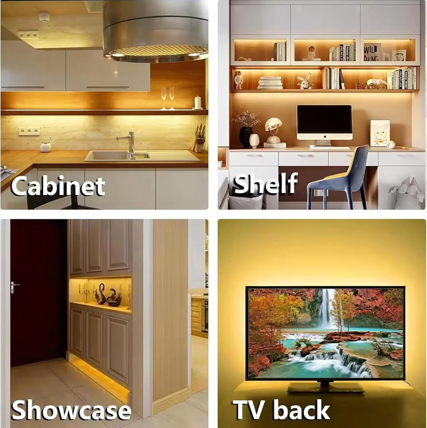نوار LED با باتری ECVV® | نوار LED 2 متری 150 LED با باتری، نوار LED سفید | نوار چراغ های LED ضد آب با باتری برای فضای باز و داخلی | خود چسب نوار LED با باتری ECVV® | نوار LED 2 متری 150 LED با باتری، نوار LED سفید | نوار چراغ های LED ضد آب با باتری برای فضای باز و داخلی | خود چسب