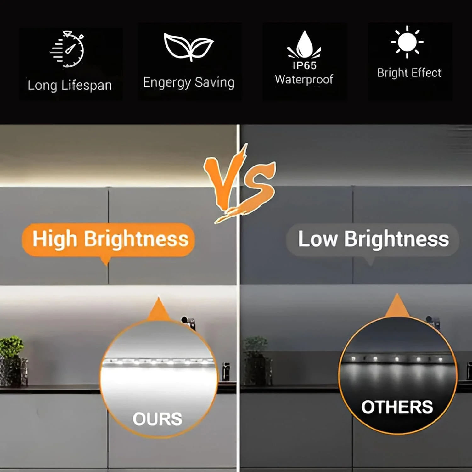 نوار LED با باتری ECVV® | نوار LED 2 متری 150 LED با باتری، نوار LED سفید | نوار چراغ های LED ضد آب با باتری برای فضای باز و داخلی | خود چسب نوار LED با باتری ECVV® | نوار LED 2 متری 150 LED با باتری، نوار LED سفید | نوار چراغ های LED ضد آب با باتری برای فضای باز و داخلی | خود چسب