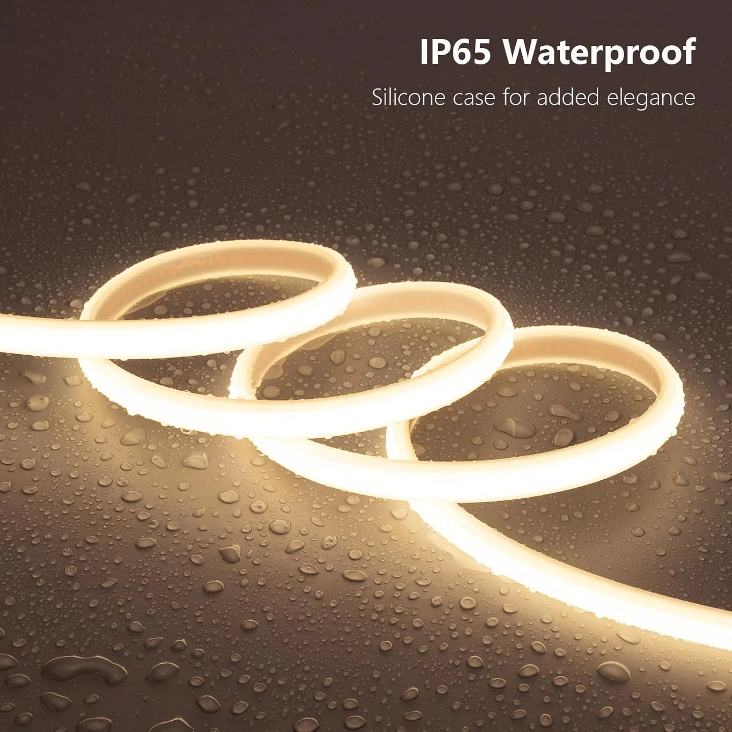 نوار ال ای دی COB بنلون 220 ولت، ضد آب مناسب فضای باز، 20 متر، 4000 کلوین سفید طبیعی، نوار ال ای دی انعطاف پذیر قابل برش 200 وات CRI 90+ بدون ترانسفورماتور، برای اتاق خواب، گیمینگ، دفتر، آلاچیق فضای باز