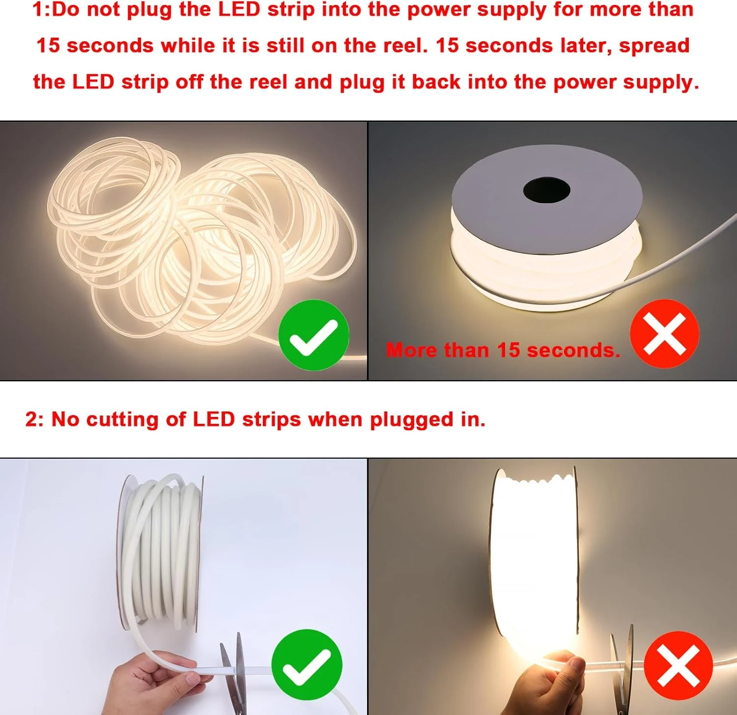 نوار ال ای دی COB بنلون 220 ولت، ضد آب مناسب فضای باز، 20 متر، 4000 کلوین سفید طبیعی، نوار ال ای دی انعطاف پذیر قابل برش 200 وات CRI 90+ بدون ترانسفورماتور، برای اتاق خواب، گیمینگ، دفتر، آلاچیق فضای باز