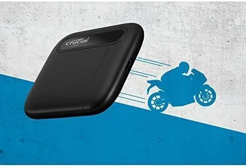 حافظه اس اس دی اکسترنال قابل حمل کروشیال X6 با ظرفیت 4 ترابایت، USB 3.2 و پورت USB-C