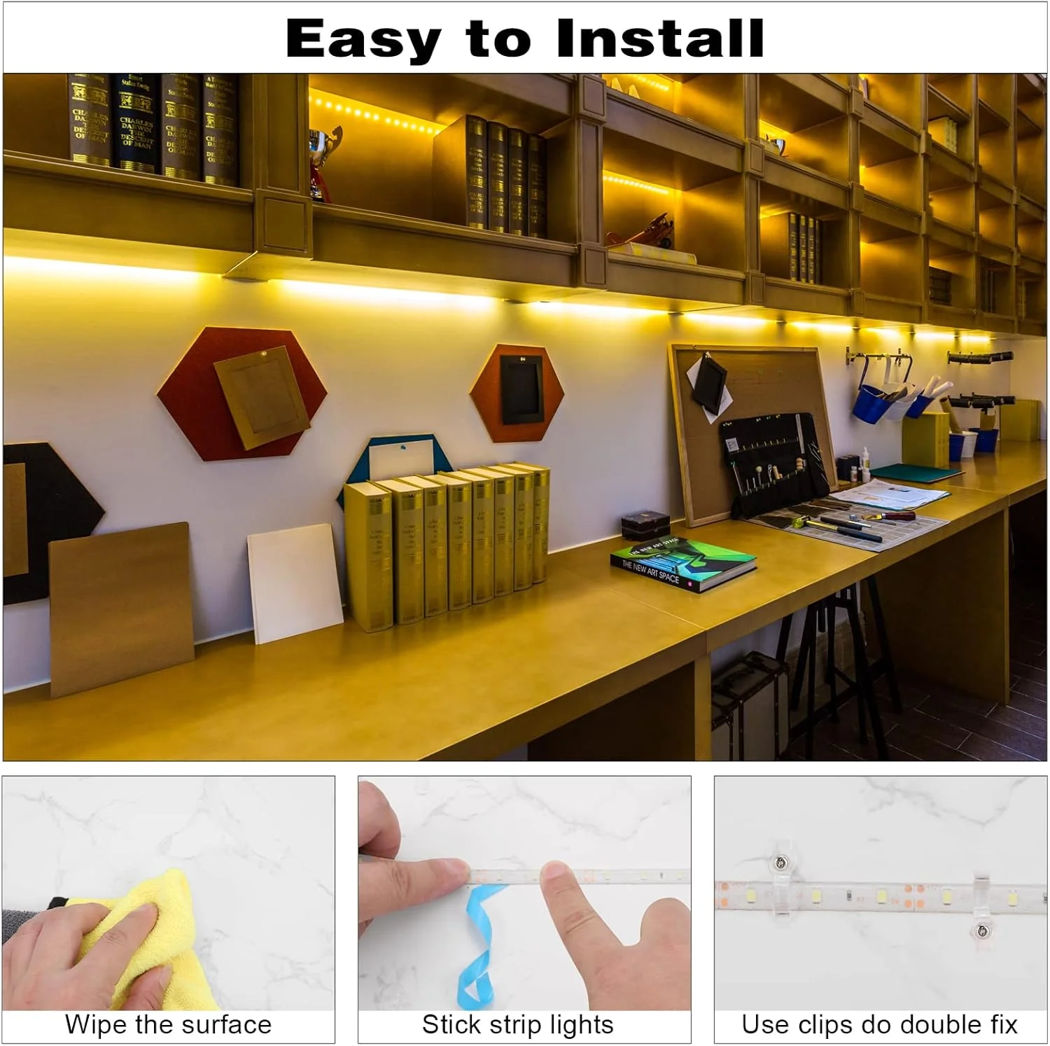نوار LED زرد 12 ولت iNextStation، 5 متر (16.4 فوت) 300 LED SMD5050، نوار LED انعطاف پذیر قابل برش، نوار LED برای دکوراسیون داخلی منزل، آشپزخانه، بار، جشنواره (آداپتور برق شامل نمی شود) نوار LED زرد 12 ولت iNextStation، 5 متر (16.4 فوت) 300 LED SMD5050، نوار LED انعطاف پذیر قابل برش، نوار LED برای دکوراسیون داخلی منزل، آشپزخانه، بار، جشنواره (آداپتور برق شامل نمی شود)
