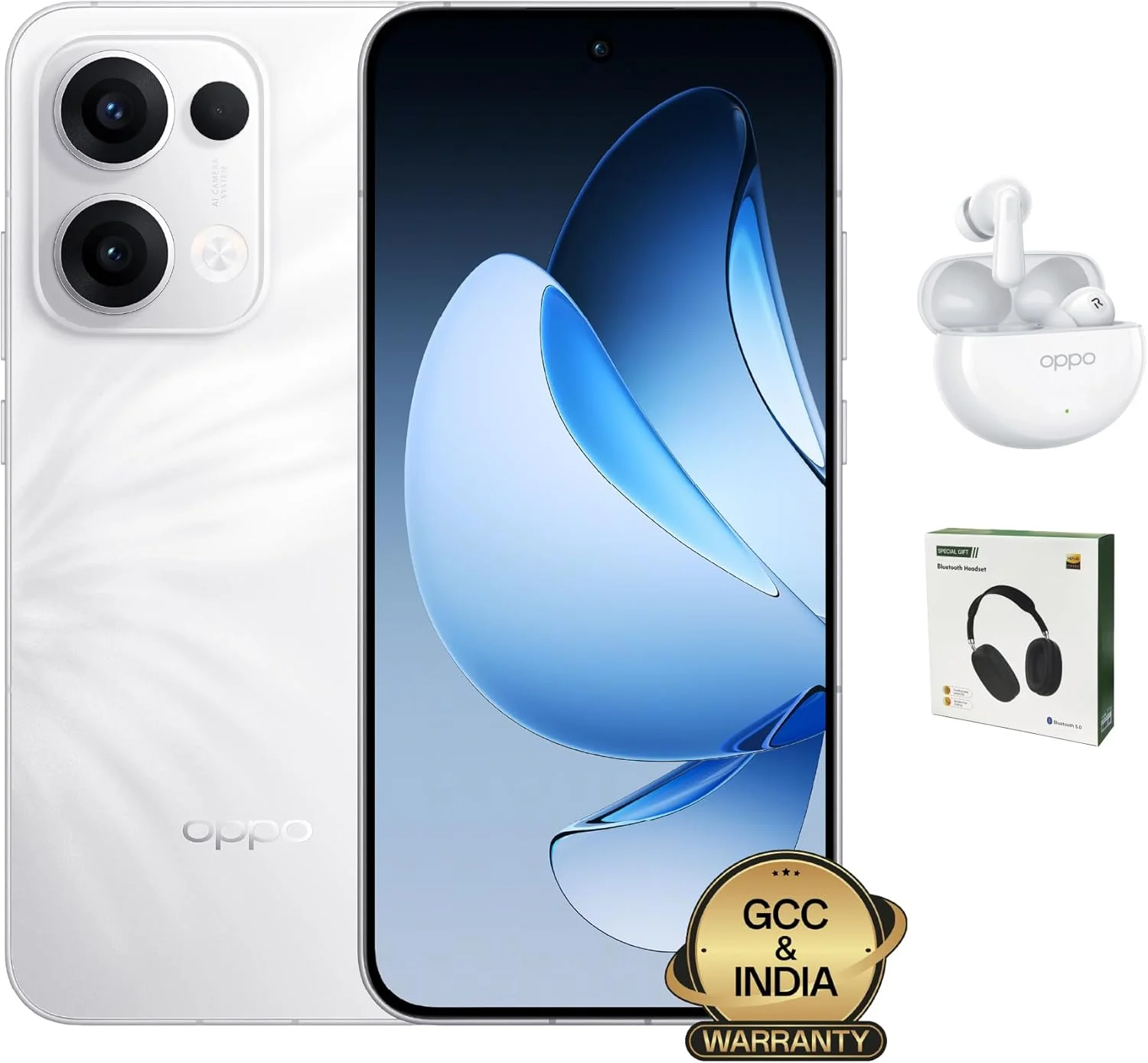 گوشی موبایل اوپو Reno13 دو سیم کارت 5G 512 گیگابایت رم 12 گیگابایت رنگ سفید Plume + اوپو Enco Air4 + هدفون - نسخه امارات گوشی موبایل اوپو Reno13 دو سیم کارت 5G 512 گیگابایت رم 12 گیگابایت رنگ سفید Plume + اوپو Enco Air4 + هدفون - نسخه امارات