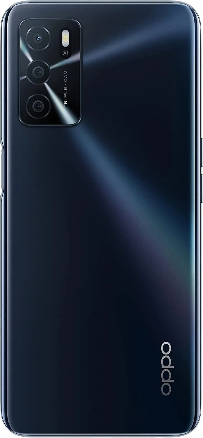 گوشی هوشمند OPPO A16s، باتری بادوام 5000 میلی آمپر ساعتی، رم 4 گیگابایت + رام 64 گیگابایت قابل ارتقا، صفحه نمایش 6.52 اینچی 60 هرتز، دوربین سه گانه هوش مصنوعی 13+2+2 مگاپیکسل، NFC، ColorOS11.1، [نسخه انگلستان]، مشکی
