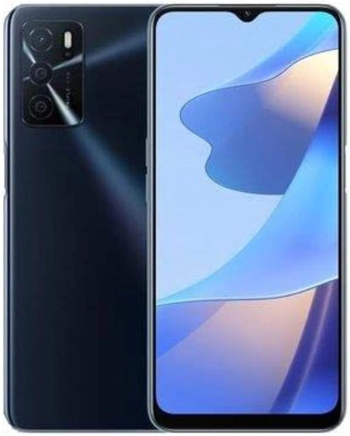 گوشی هوشمند OPPO A16s، باتری بادوام 5000 میلی آمپر ساعتی، رم 4 گیگابایت + رام 64 گیگابایت قابل ارتقا، صفحه نمایش 6.52 اینچی 60 هرتز، دوربین سه گانه هوش مصنوعی 13+2+2 مگاپیکسل، NFC، ColorOS11.1، [نسخه انگلستان]، مشکی