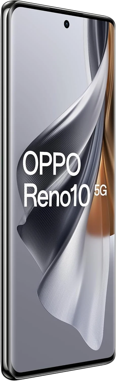 گوشی هوشمند اوپو Reno10 دو سیم کارت 256 گیگابایت رام + 8 گیگابایت رم (فقط GSM | بدون CDMA) نسخه بین المللی کارخانه آنلاک شده 5G (خاکستری نقره ای)