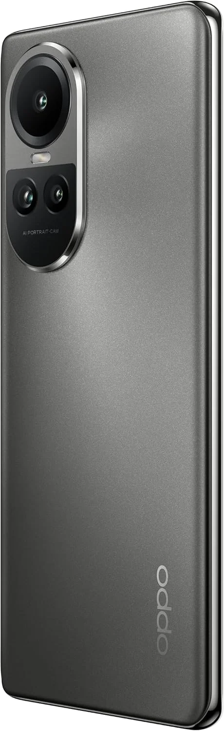 گوشی هوشمند اوپو Reno10 دو سیم کارت 256 گیگابایت رام + 8 گیگابایت رم (فقط GSM | بدون CDMA) نسخه بین المللی کارخانه آنلاک شده 5G (خاکستری نقره ای)