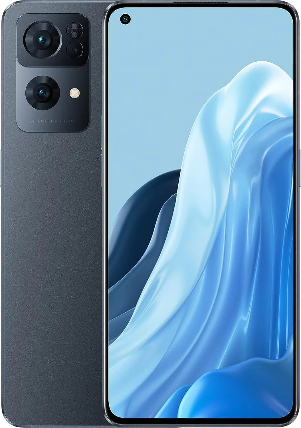 گوشی هوشمند دو سیم کارته OPPO Reno7 Pro 5G با حافظه داخلی 256 گیگابایت و رم 12 گیگابایت، شارژ سریع 65 واتی Super VOOC، تلفن همراه 5G آنلاک شده (نسخه امارات متحده عربی) - مشکی ستاره ای