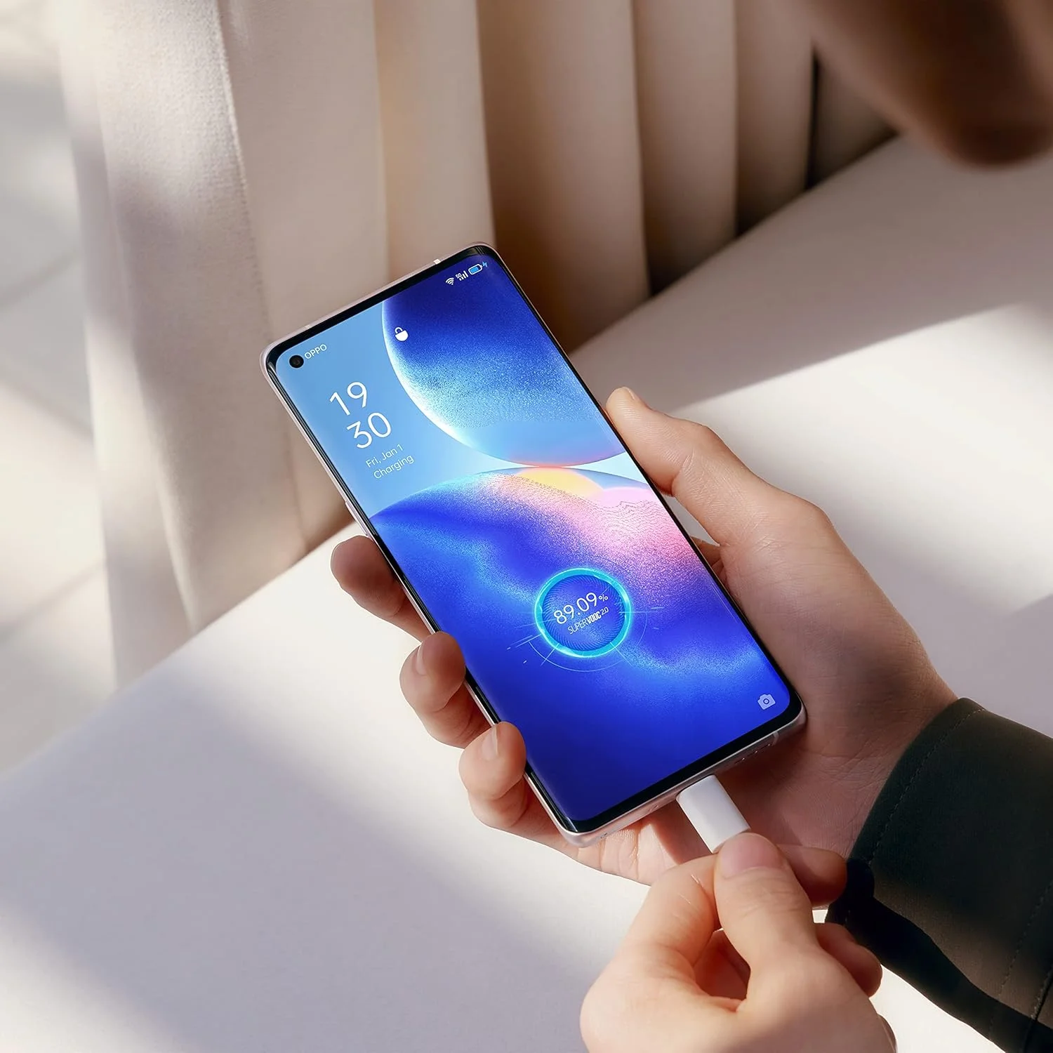 گوشی هوشمند اوپو Find X3 Neo 5G - رم 12 گیگابایت و حافظه داخلی 256 گیگابایت، دو سیم کارت، بدون سیم کارت (صفحه نمایش 6.55 اینچ، دوربین چهارگانه 50 مگاپیکسل، پردازنده Snapdragon 865) - نقره ای گوشی هوشمند اوپو Find X3 Neo 5G - رم 12 گیگابایت و حافظه داخلی 256 گیگابایت، دو سیم کارت، بدون سیم کارت (صفحه نمایش 6.55 اینچ، دوربین چهارگانه 50 مگاپیکسل، پردازنده Snapdragon 865) - نقره ای