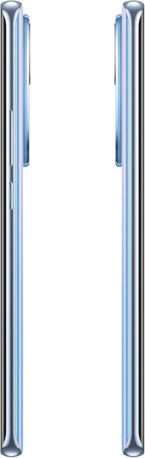 گوشی هوشمند اوپو Reno10 دو سیم کارت 256 گیگابایت حافظه داخلی + 8 گیگابایت رم (فقط GSM | بدون CDMA) نسخه بین المللی - آنلاک فکتوری 5G (آبی یخی)
