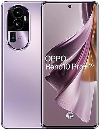 گوشی هوشمند اوپو Reno10 Pro+ دو سیم کارت 256 گیگابایت حافظه داخلی + 12 گیگابایت رم (GSM | CDMA) نسخه بین المللی، آنلاک شده کارخانه ای 5G (بنفش براق)