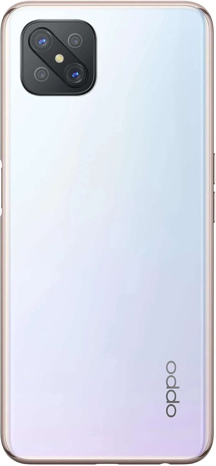گوشی هوشمند اوپو Reno4 Z 5G، نمایشگر 6.5 اینچی + نرخ نوسازی 120 هرتز، 4 دوربین، 8 گیگابایت رم و 128 گیگابایت حافظه داخلی غیرقابل ارتقا، باتری 4000 میلی آمپر ساعتی، دو سیم کارت، 2020، [نسخه ایتالیایی]، سفید شبنم