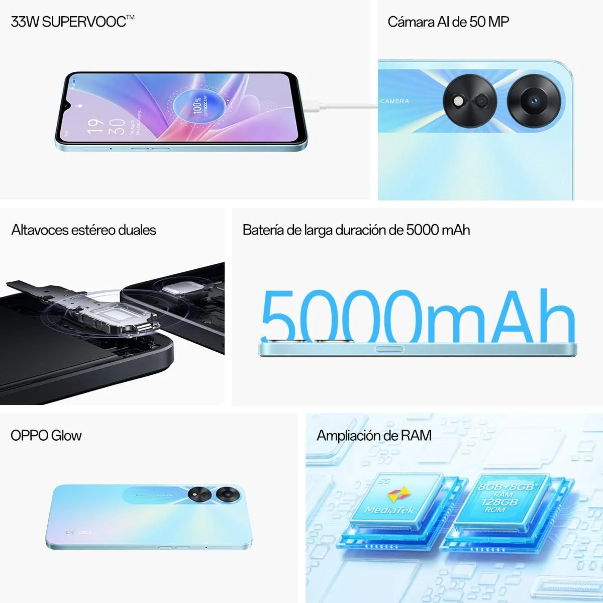 گوشی هوشمند اوپو A78 دو سیم کارت 128 گیگابایت رام + 4 گیگابایت رم (فقط GSM | بدون CDMA) کارخانه آنلاک شده 5G (مشکی براق) - نسخه بین المللی گوشی هوشمند اوپو A78 دو سیم کارت 128 گیگابایت رام + 4 گیگابایت رم (فقط GSM | بدون CDMA) کارخانه آنلاک شده 5G (مشکی براق) - نسخه بین المللی