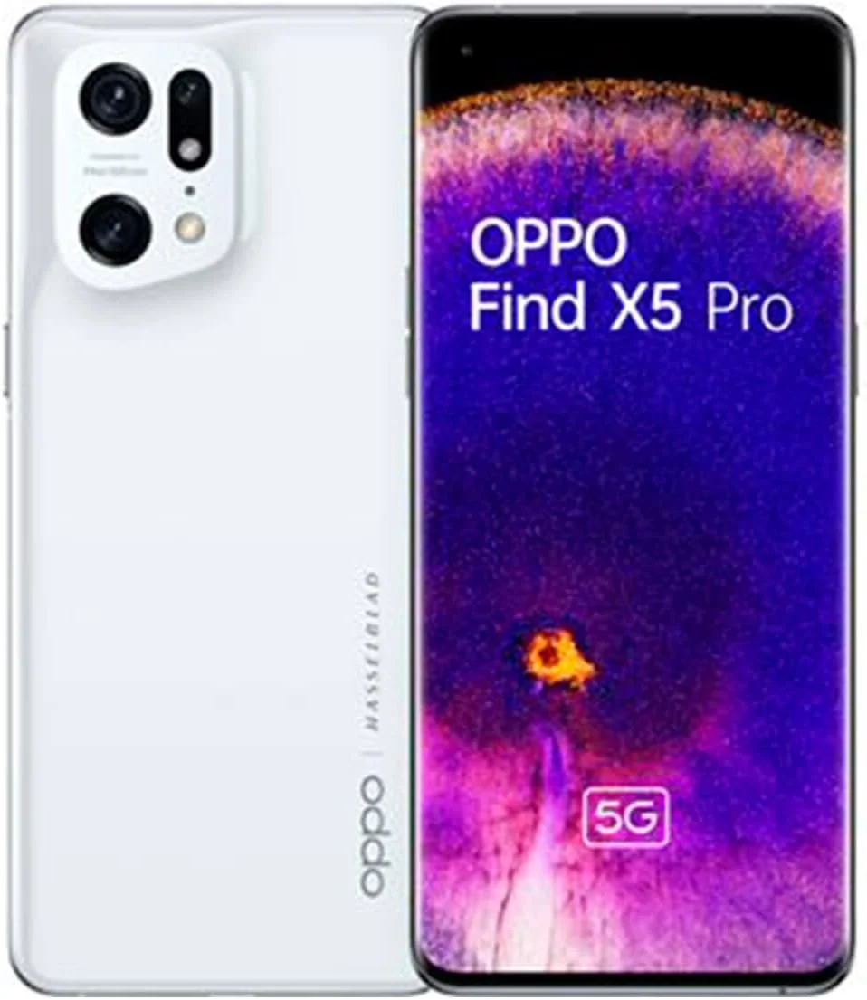 گوشی هوشمند اوپو Find X5 Pro 5G - حافظه 256 گیگابایت، رم 12 گیگابایت، دو سیم کارت، سفید