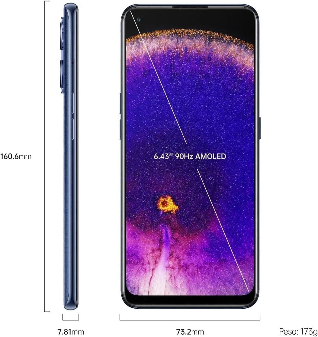 گوشی هوشمند اوپو Find X5 Lite 5G دو سیم کارت 256 گیگابایت رام + 8 گیگابایت رم آنلاک شده کارخانه - نسخه بین المللی (مشکی ستاره ای) گوشی هوشمند اوپو Find X5 Lite 5G دو سیم کارت 256 گیگابایت رام + 8 گیگابایت رم آنلاک شده کارخانه - نسخه بین المللی (مشکی ستاره ای)