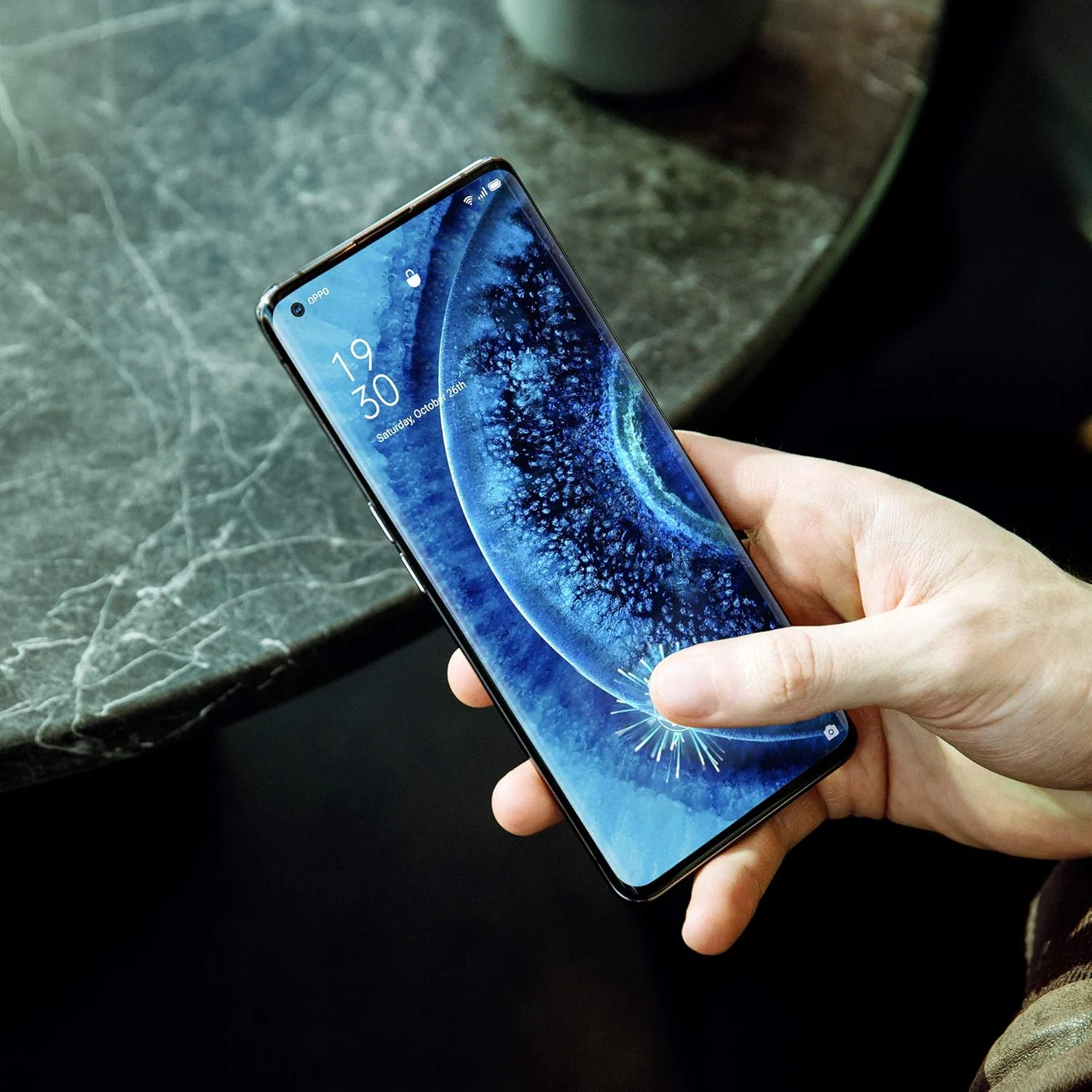 گوشی هوشمند اوپو Find X2 5G - پلتفرم موبایل Qualcomm® Snapdragon 865 5G، صفحه نمایش 6.7 اینچی، باتری 4200 میلی آمپر، دوربین زوم 48 مگاپیکسلی، 120 هرتز - مشکی گوشی هوشمند اوپو Find X2 5G - پلتفرم موبایل Qualcomm® Snapdragon 865 5G، صفحه نمایش 6.7 اینچی، باتری 4200 میلی آمپر، دوربین زوم 48 مگاپیکسلی، 120 هرتز - مشکی